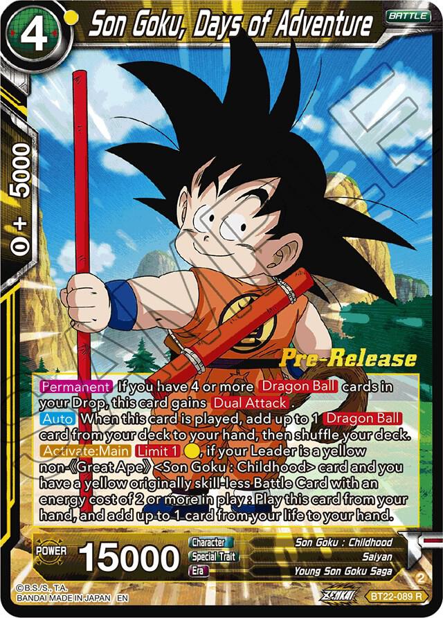 Son Goku Days of Adventure BT22-089