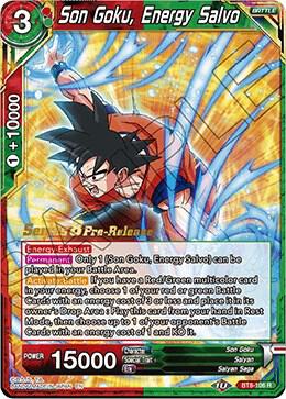Son Goku Energy Salvo BT8-106_PR carta