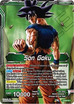 Son Goku Explosive Power Son Goku EX03-13 card