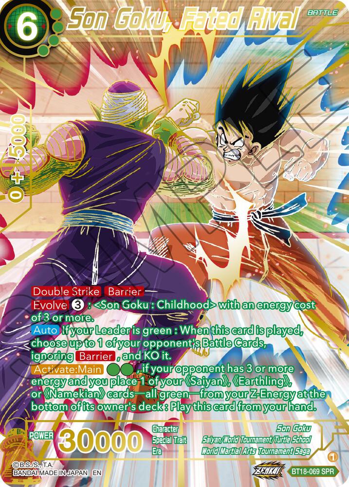 Son Goku Fated Rival SPR BT18-069
