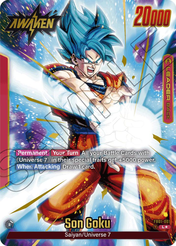 Son Goku FB01 001 Alternate Art