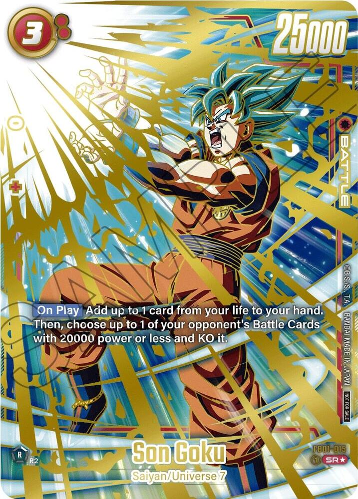 Son Goku FB01 015 Championship 2024 2025 Regionals