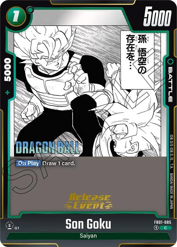 Son Goku FB01 085 card