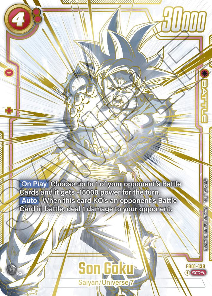Son Goku FB01 139 Super Alternate Art