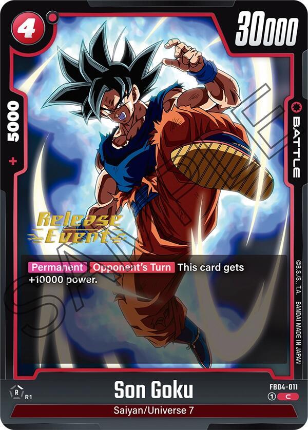 Son Goku FB04 011 carta
