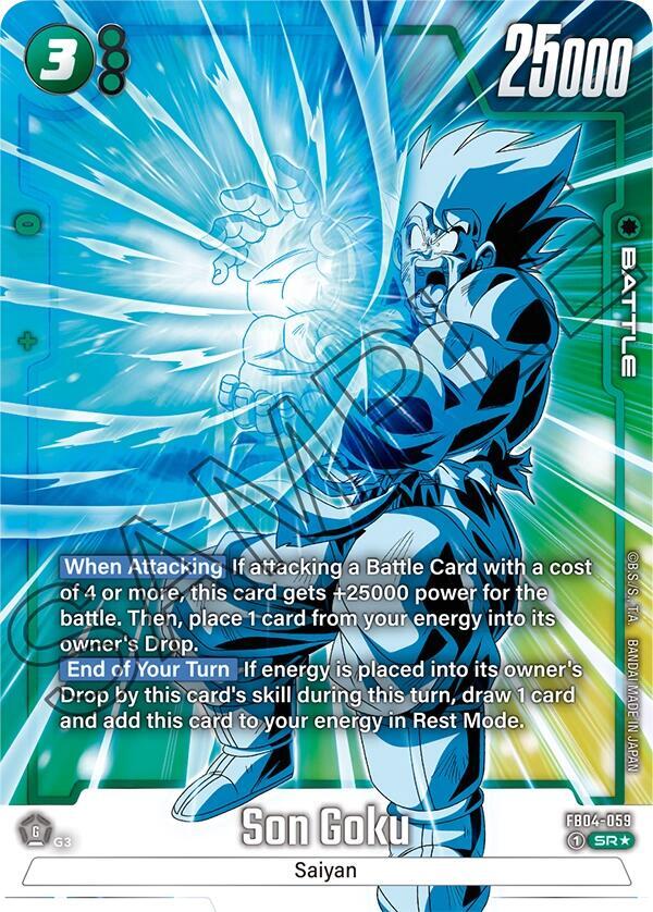 Son Goku FB04 059 Alternate Art carta