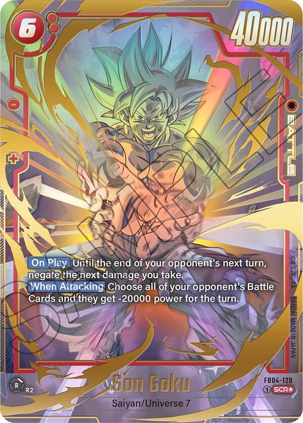 Son Goku FB04 129 carta