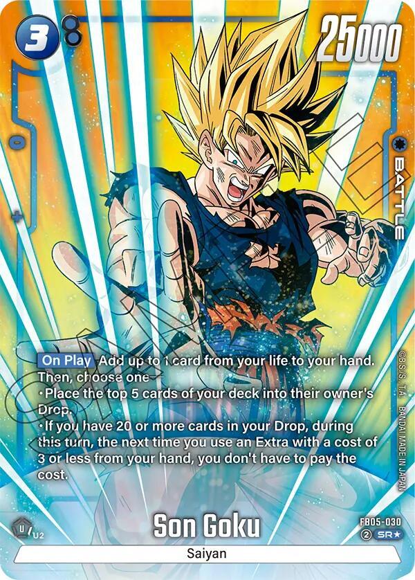 Son Goku FB05 030 Alternate Art carta