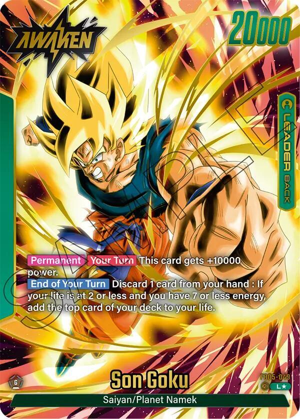 Son Goku FB05 049 Alternate Art carta