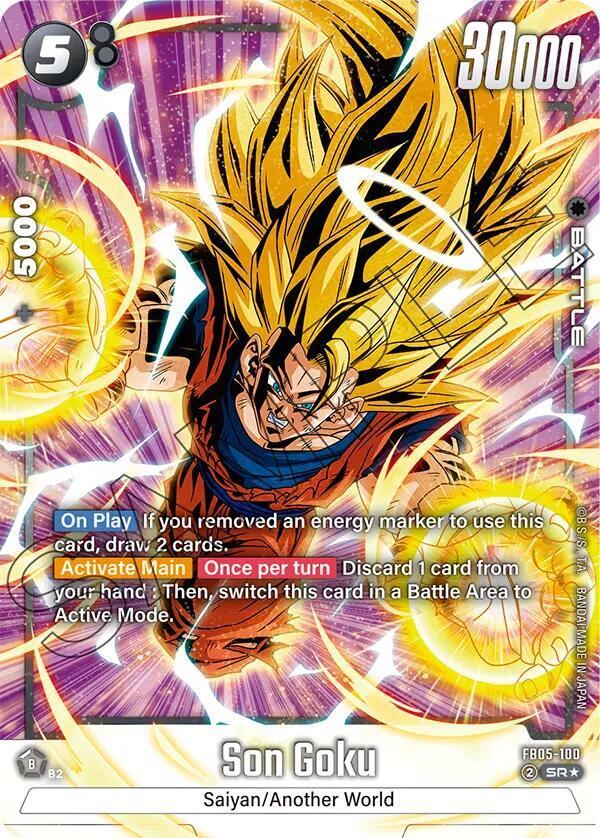 Son Goku FB05 100 Alternate Art carta