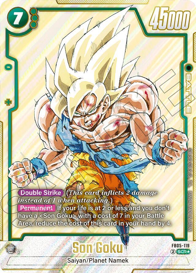 Son Goku FB05 119 card