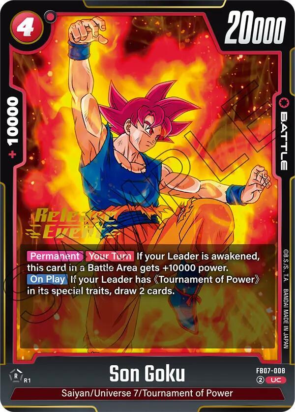 Son Goku FB07 008 card