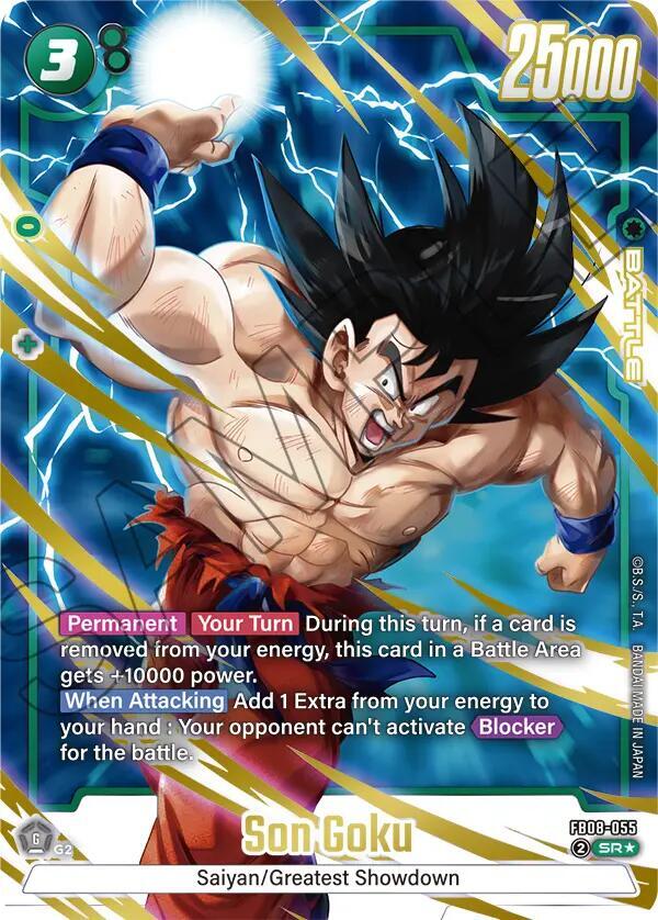 Son Goku FB08 055 Alternate Art carta