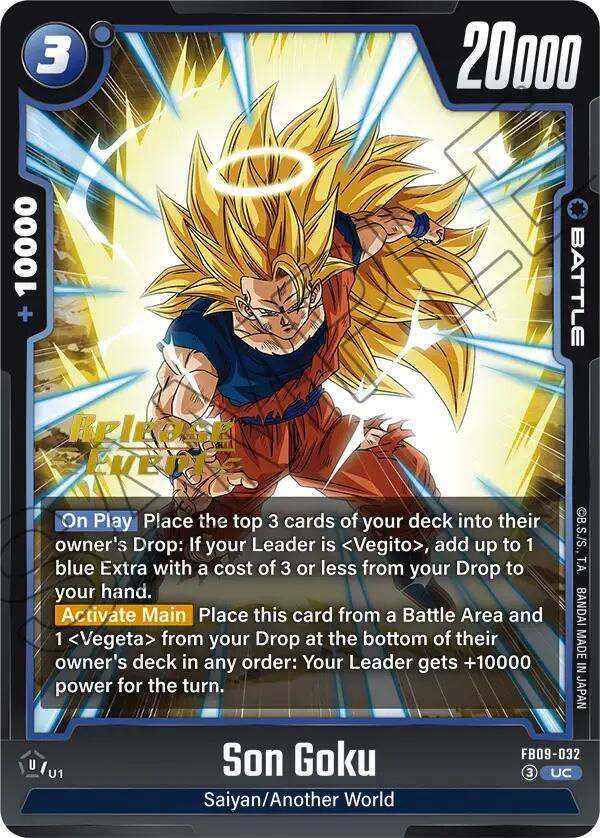 Son Goku FB09 032 card