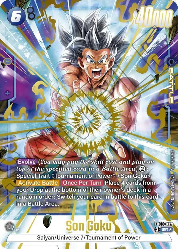 Son Goku FB09 037 Alternate Art carta