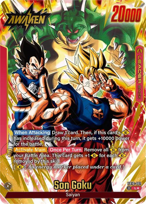 Son Goku FB10 001 Alternate Art carta
