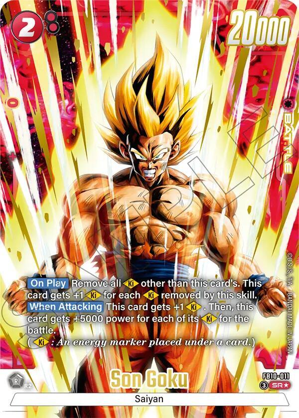 Son Goku FB10 011 Alternate Art carta