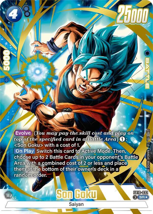 Son Goku FB10 032 Alternate Art carta