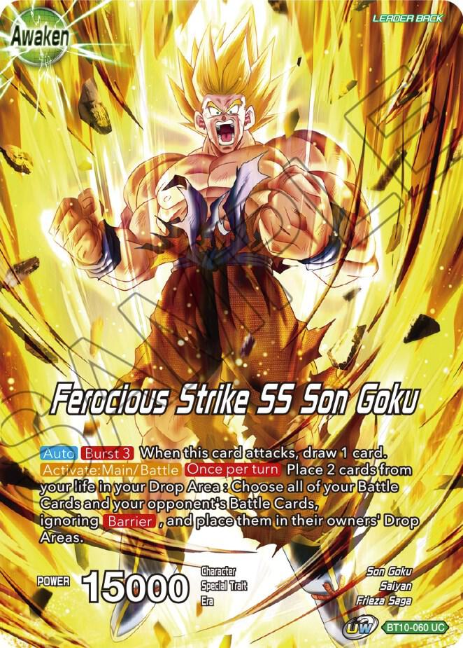 Son Goku Ferocious Strike SS Son Goku BT10-060