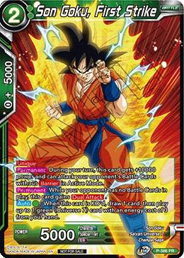 Son Goku First Strike Tournament Pack Vol 8 P-386