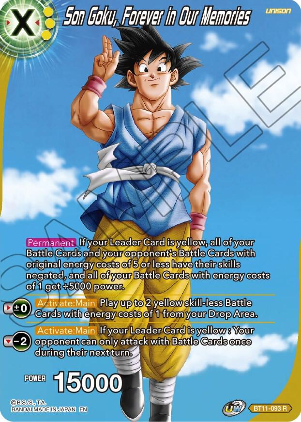 Son Goku Forever in Our Memories BT11-093