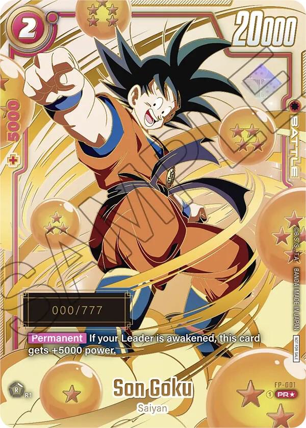 Son Goku FP 001 Serial Numbered