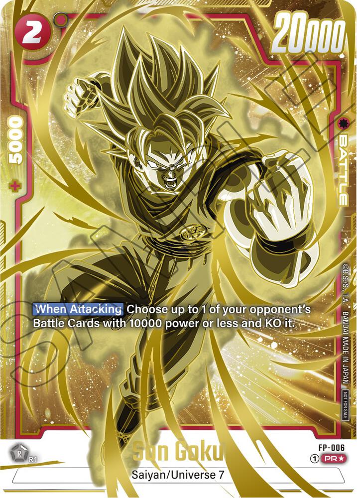Son Goku FP 006 Gold