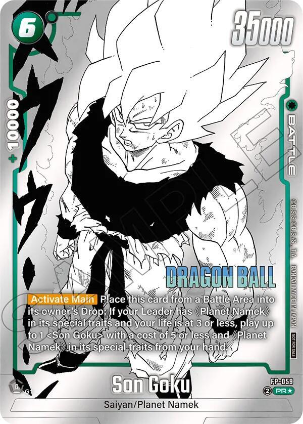 Son Goku FP 059 Tournament Pack MANGA ver SPECIAL