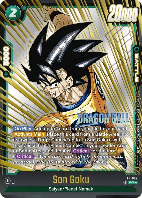 Son Goku FP 062 Release Event Winner