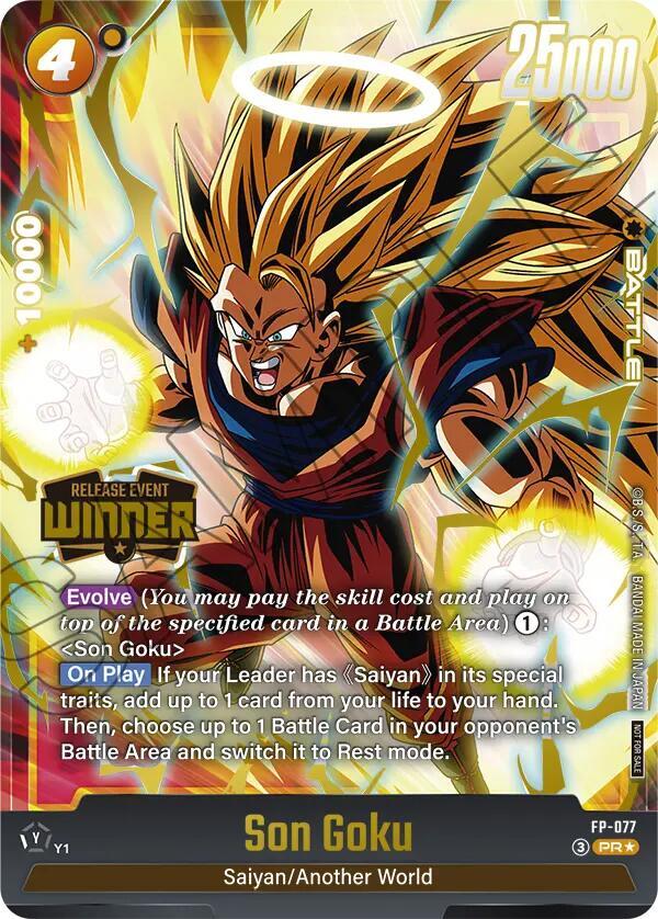 Son Goku FP 077 Release Event Winner