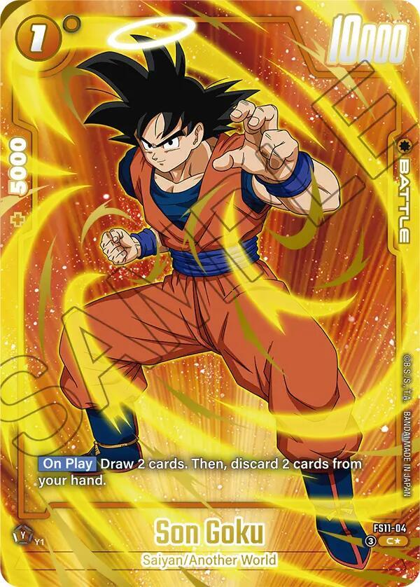Son Goku FS11 04 Gold carta