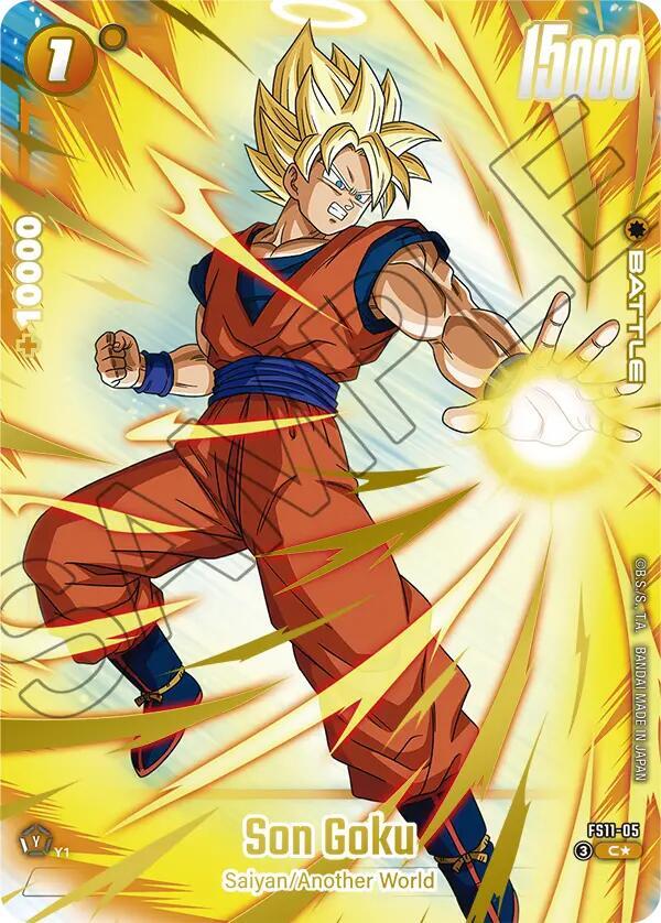 Son Goku FS11 05 Gold carta