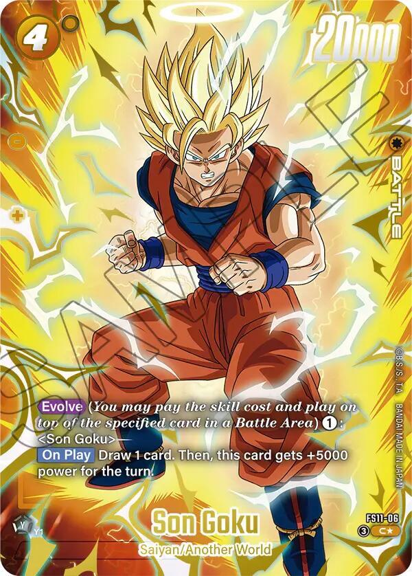 Son Goku FS11 06 Gold carta