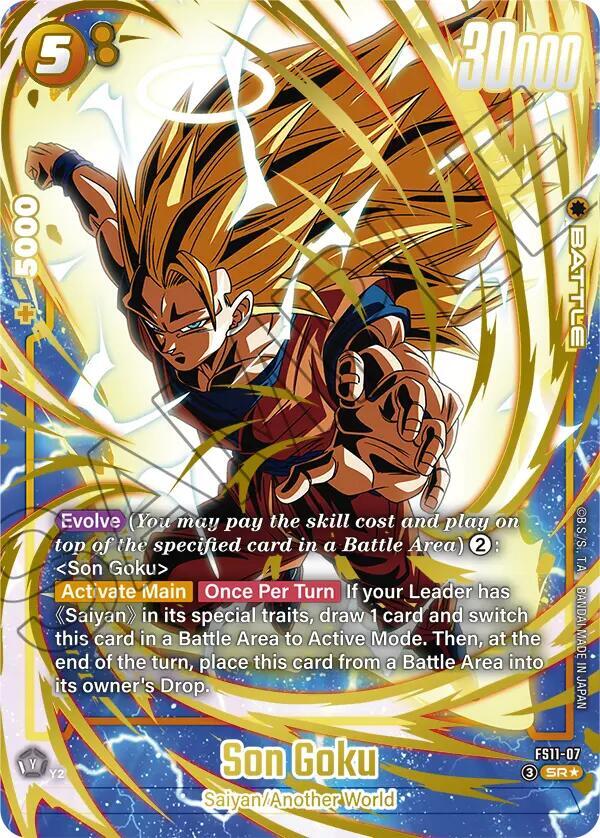 Son Goku FS11 07 Gold carta