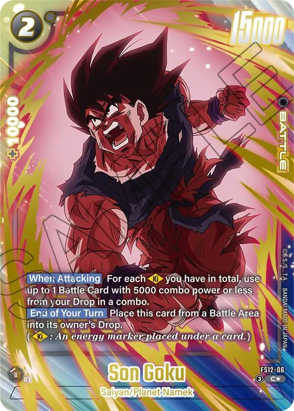 Son Goku FS12 06 Gold carta