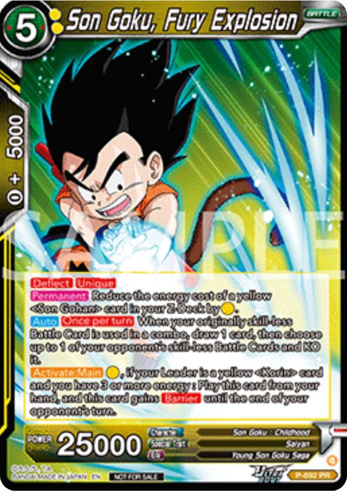 Son Goku Fury Explosion Deluxe Pack 2025 Vol2 P-692