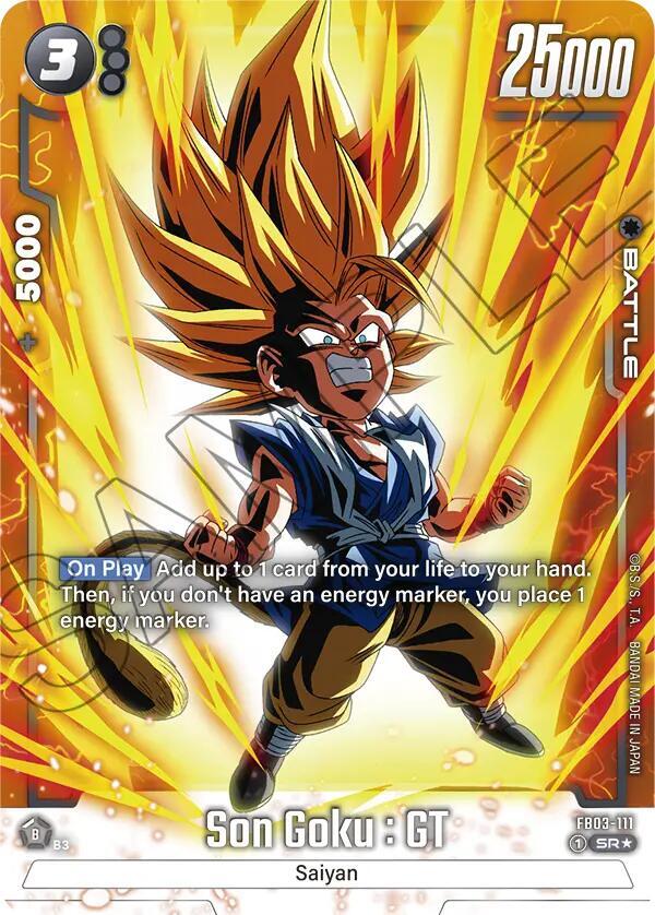 Son Goku GT FB03 111 Alternate Art carta