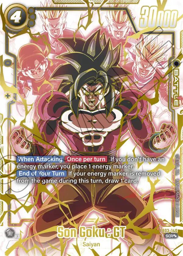 Son Goku GT FB03 140 card