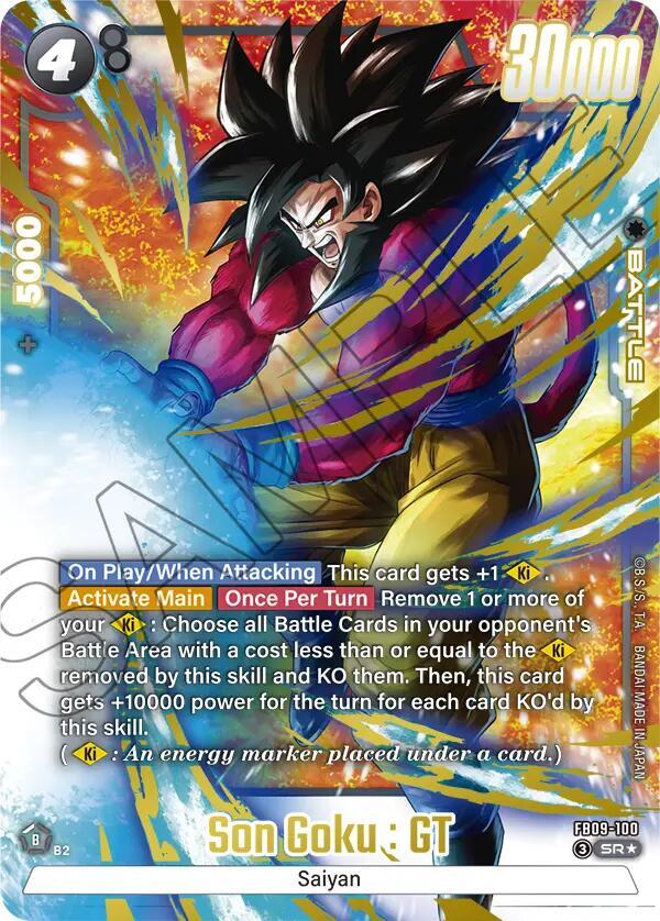 Son Goku GT FB09 100 Alternate Art carta