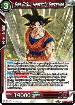 Son Goku Heavenly Salvation BT7-004_PR card