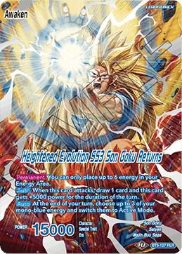Son Goku Heightened Evolution SS3 Son Goku Returns BT9-127