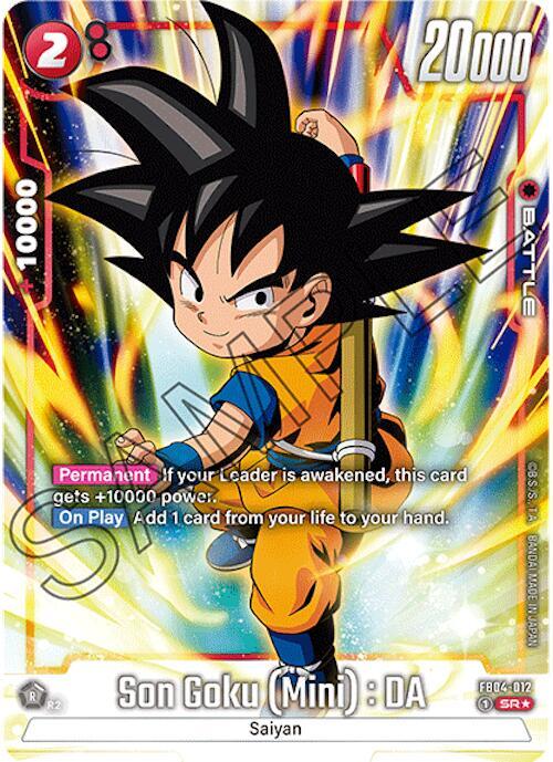 Son Goku Mini DA Alternate Art FB04-012 carta