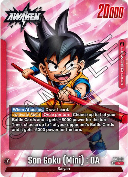 Son Goku Mini DA FS06-01 card