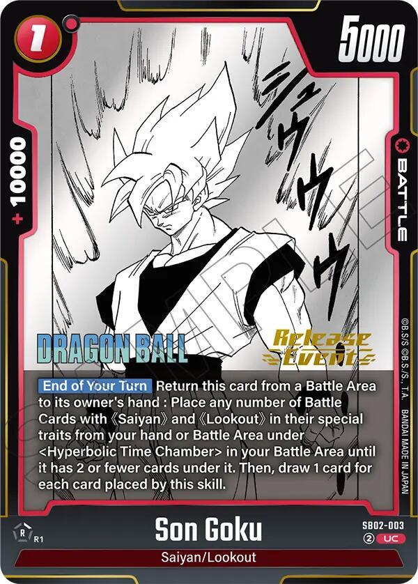 Son Goku SB02 003 carta