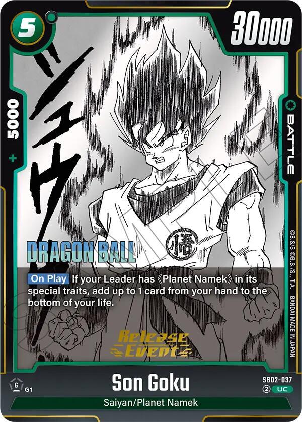 Son Goku SB02 037 carta