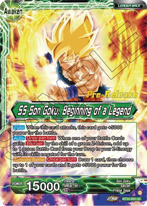 Son Goku SS Son Goku Beginning of a Legend BT24-055
