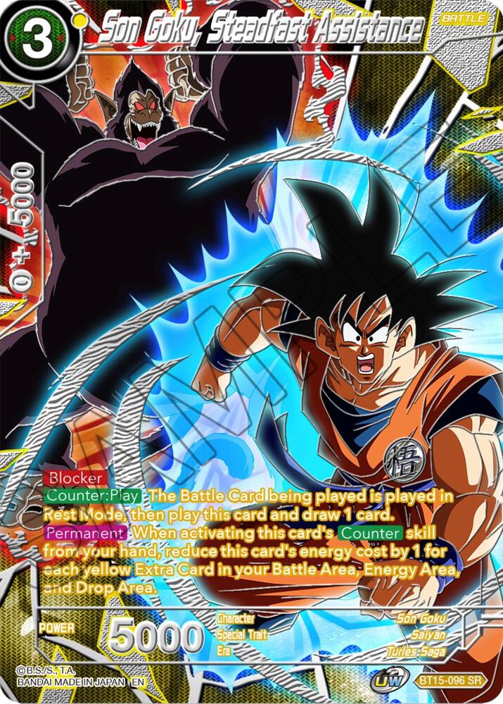 Son Goku Steadfast Assistance BT15-096