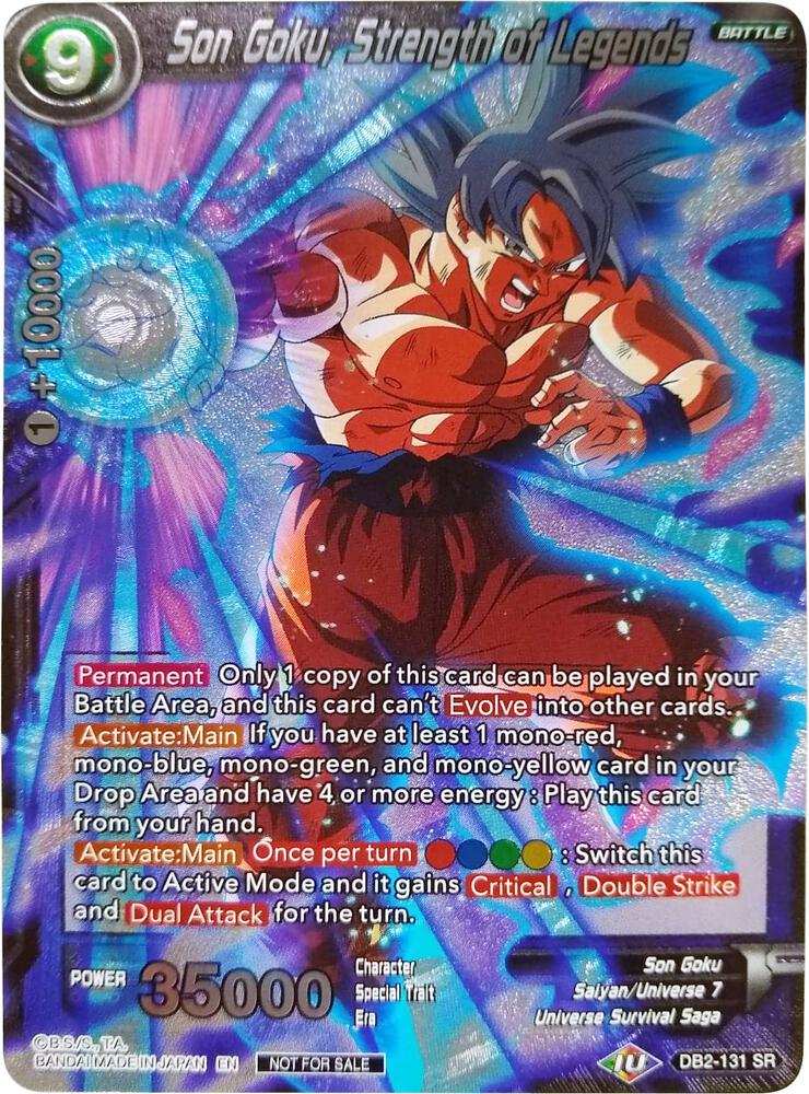 Son Goku Strength of Legends Players Choice DB2-131