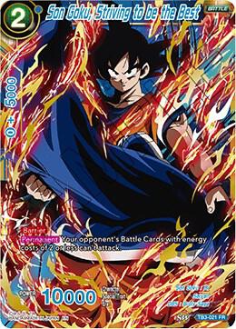 Son Goku Striving to be the Best TB3-021 carta