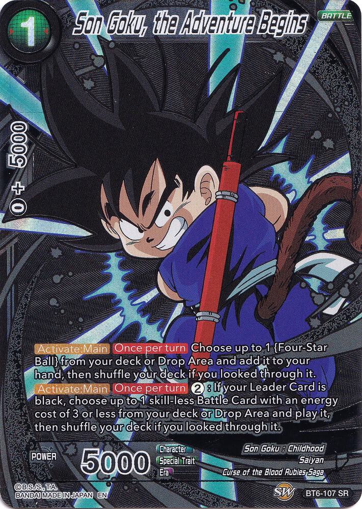 Son Goku the Adventure Begins BT6-107